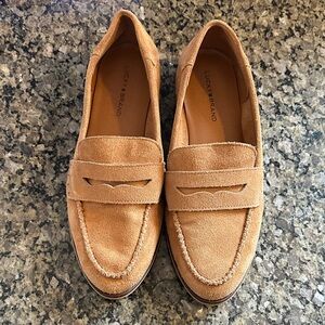 Lucky Brand Tan Suede Loafers